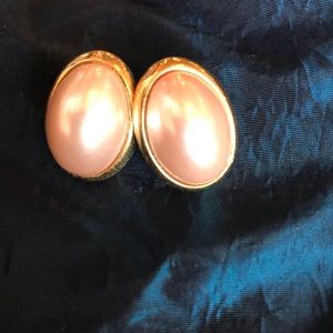 Trifari Pearl Earrings